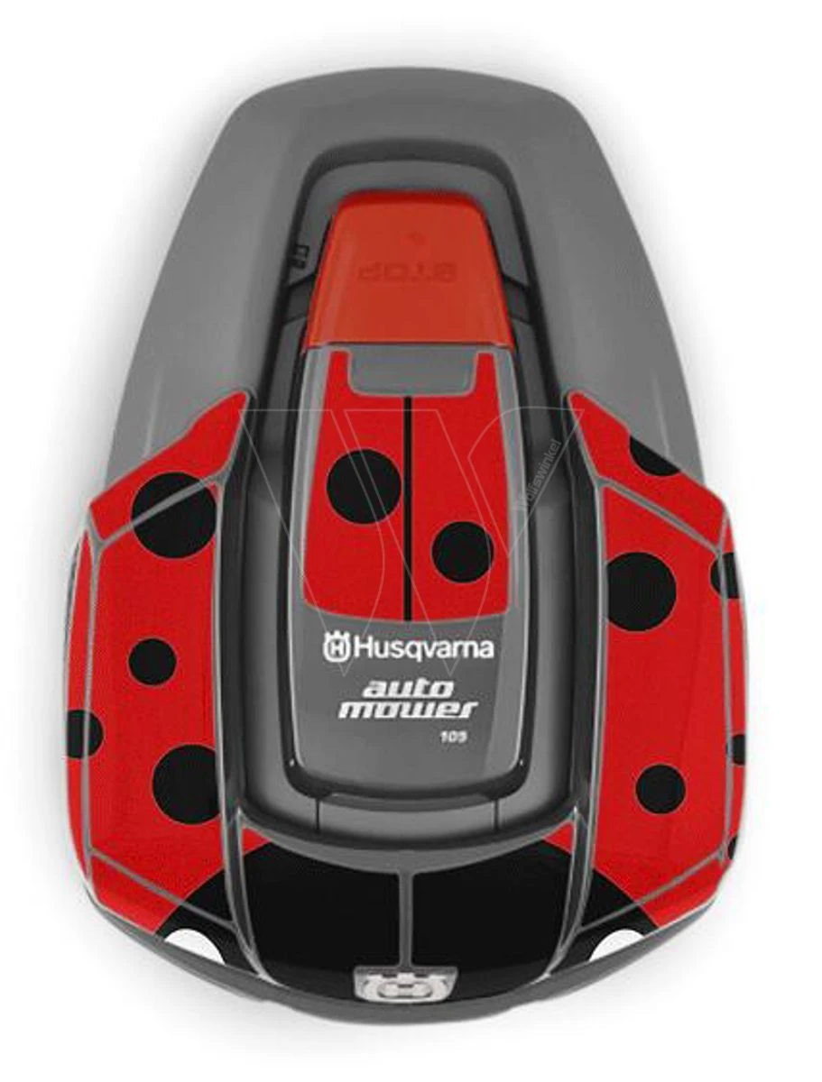 Husqvarna Automower Sticker Ladybug 105/305 <2020 3 Husqvarna Automower Sticker Ladybug 105/305 <2020