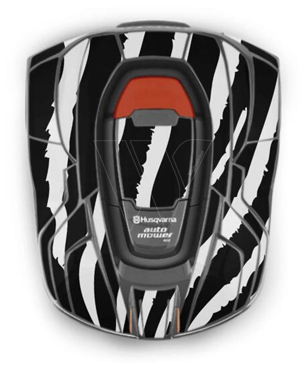 Husqvarna Automower Sticker Zebra 430x 2018-> 3 Husqvarna Automower Sticker Zebra 430x 2018->