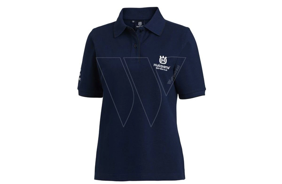 Husqvarna Dames Polo Navy - S 3 Husqvarna Dames Polo Navy - S